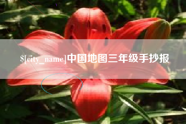 冠县中国地图三年级手抄报