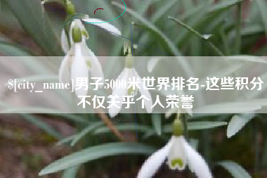 冠县男子5000米世界排名-这些积分不仅关乎个人荣誉