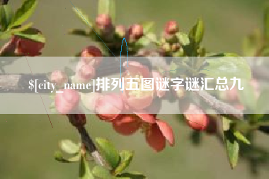 冠县排列五图谜字谜汇总九