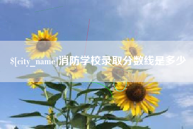冠县消防学校录取分数线是多少