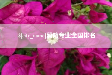 冠县消防专业全国排名