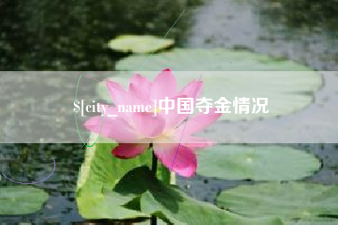 冠县中国夺金情况