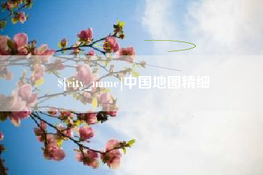 冠县中国地图精细