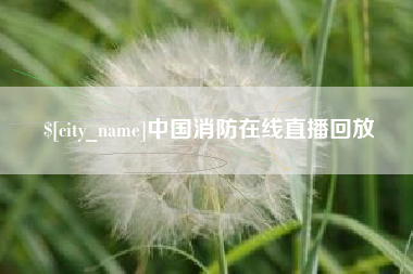 冠县中国消防在线直播回放