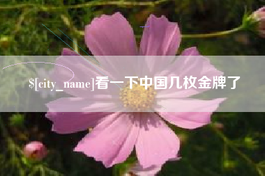冠县看一下中国几枚金牌了