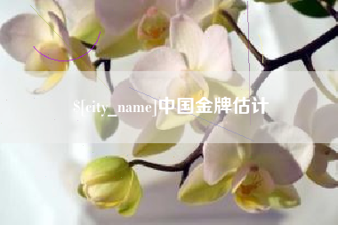 冠县中国金牌估计
