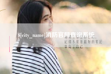 冠县消防官网查询系统
