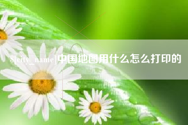 冠县中国地图用什么怎么打印的