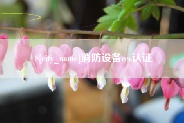 冠县消防设备ccc认证