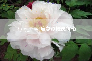冠县应急救援员价格