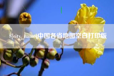 冠县中国各省地图空白打印版