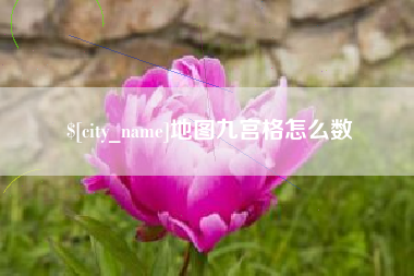 冠县地图九宫格怎么数