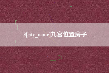 冠县九宫位置房子