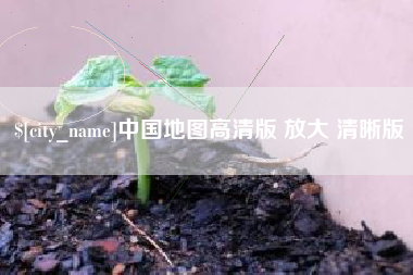 冠县中国地图高清版 放大 清晰版