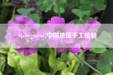 冠县中国地图手工绘制