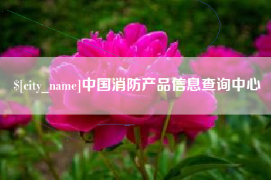 冠县中国消防产品信息查询中心
