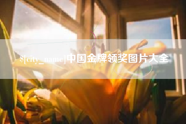 冠县中国金牌领奖图片大全