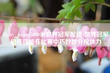 冠县5000米世界冠军配速-世界冠军们往往能在比赛中巧妙地分配体力