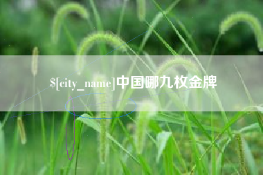 冠县中国哪九枚金牌