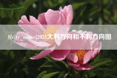 冠县2025大利方向和不利方向图