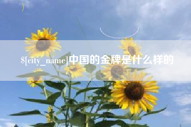 冠县中国的金牌是什么样的