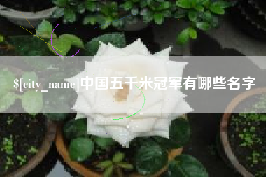 冠县中国五千米冠军有哪些名字