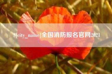 冠县全国消防报名官网2021