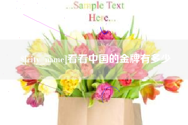 冠县看看中国的金牌有多少